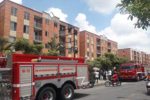 Incendio estructural en apartamento de Torreón de Santa Ana