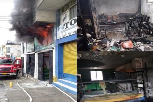 Tres incendios estructurales se presentaron este domingo en Ibagué
