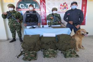 Ubican material de guerra de alias ‘La Negra’ cabecilla de disidencias de las Farc en el Tolima 