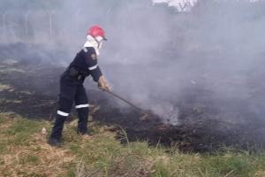 ¡El colmo! Mientras los bomberos apagaban un incendio en Nazareth, les robaron dos motosierras