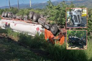 ¡Violento choque! Dos lesionados dejó accidente múltiple en Lérida 