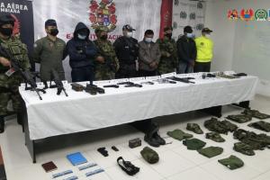 Tras las rejas tercer cabecilla del frente Ismael Ruiz de las disidencias de las Farc