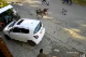 Ciclista adolescente cayó y otro lo golpeó en la cabeza, quedando herido en Chaparral 