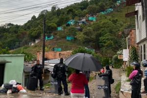 Se adelanta operativo de desalojo en invasión entre La Gaviota y Cañaveral