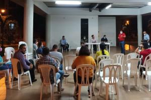 Berbeo se reunió con líderes de La Arboleda del Campestre, buscando mejorar la seguridad en la zona