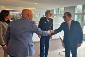 Fiscal general se reunió en Europa con autoridades para fortalecer la lucha contra la criminalidad
