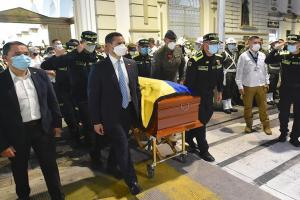 Ministro del Interior asistió a honras fúnebre