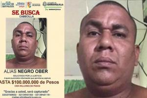 Cayó en Melgar el ‘Negro Ober’, el delincuente más buscado del Atlántico
