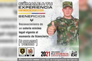 Invitación servicio militar