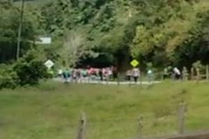 Se agarraron hinchas del Quindío y América en la vía Fresno – Manizales