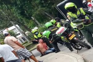 Dos capturados tras violenta riña en inmediaciones de la Glorieta de Cañaveral