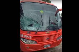 Buseta robada en Ibagué