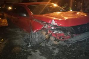 Choque en la 41 con Ferro