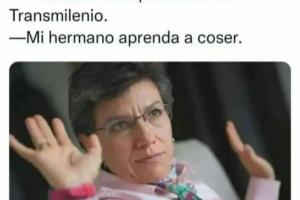 Meme contra Claudia López
