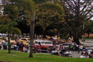 Accidente frente a la terminal de transportes Ibagué