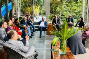 César Gaviria y bancada liberal