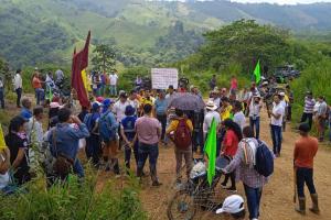 Plantón en Falan, Tolima
