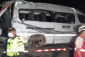 Accidente en vía Bogotá - Melgar