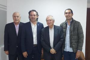 Andrés Pastrana y Fico Gutiérrez