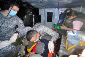 Oportuno traslado de la Fuerza Aérea salvó la vida de un adulto y una embarazada en el sur del Tolima