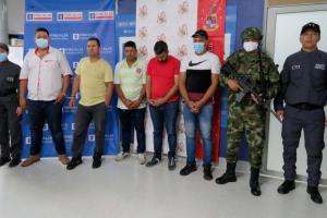 A la cárcel cinco de ‘Los Sureños’ señalados de hurtar a comerciantes en el sur del Tolima