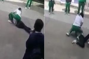 En video: Una estudiante trató de ahorcar y dejó inconsciente a otra en un colegio de Tapias