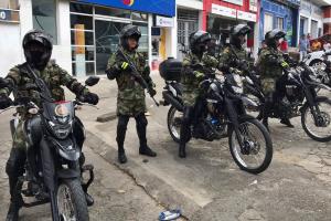 Ejército realiza en Ibagué el despliegue de la Unidad Motorizada de la Sexta Brigada 