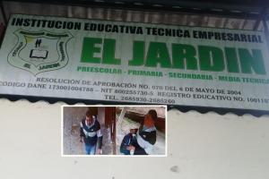 ¡Cuidado! Falso funcionario de la Secretaría de Educación se robó los celulares de estudiantes en el colegio Empresarial de El Jardín