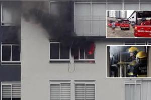 Se registró incendio estructural en el conjunto Fortezza 1 de Ibagué