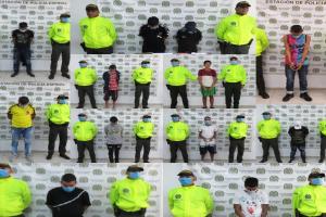 ¡Duro golpe al microtráfico en El Espinal! Cayeron 10 personas de la banda delincuencial ‘Los de la 20’