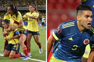 Selección Colombia Femenina y Falcao