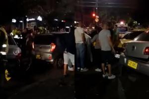 Violento choque múltiple se registró en inmediaciones del semáforo del Palermo