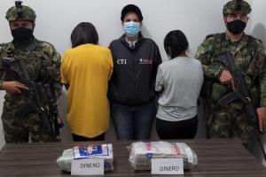 Dos mujeres fueron capturadas por lavado de Activos