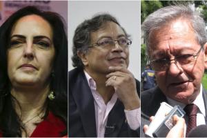 María Fernanda Cabal, Gustavo Petro y Arias Cabrales