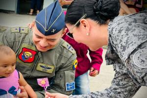 Desde Melgar hacia Algeciras viajó la Fuerza Aérea para brindar jornada de apoyo