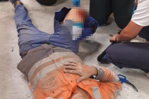 Un herido tras explosión de tanque de pintura en Surticolor de la 96 con 5ª en Ibagué