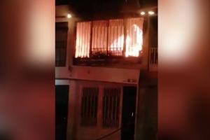 Se incendió vivienda en el barrio Parrales de Ibagué 