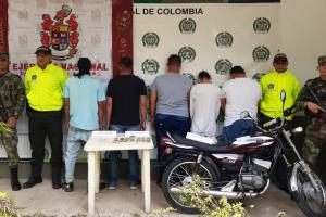 Desarticularon banda ‘Los Curtis’, peligrosos comerciantes de alucinógenos en Purificación