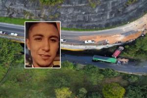 Tristeza en el gremio transportador por la muerte de Maicol en el Alto de la Línea