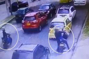 Así ocurrió el fleteo a comerciante en plena 25 con Ambalá de Ibagué