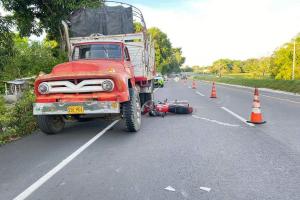 Accidente vía Guamo-Saldaña