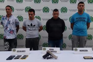 Desarticularon ‘Los Chips’, por atracar en moto y con armas de fuego en Ibagué