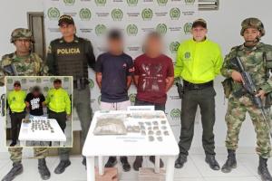 Tras Mega – operativo cayeron los alias ‘Chamo’, ‘Pelos’ y ‘Mayerly’ por microtráfico en Rioblanco
