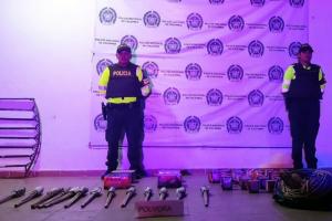 Atención:  Autoridades incautaron 100 kilogramos de todo tipo de pólvora en Honda