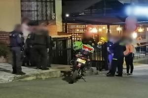 Millonario atraco en el restaurante Distrito del barrio Piedra Pintada en Ibagué