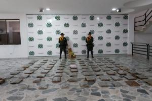¡Se las olió! Jeffry detectó 85 mil dosis de marihuana en una encomienda en Ibagué