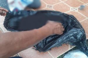 ¡Macabra escena! Encuentran un bebé muerto en bolsa negra en el sector de Las Ferias en Cajamarca