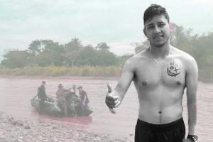 Cuerpo de soldado recuperado