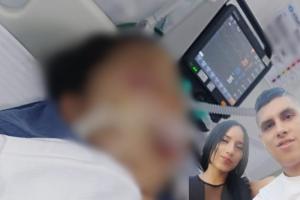 En coma continúa jovencita que se accidentó junto a su esposo el 1º de enero en el sector de Los Tunjos