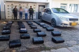 ¡Duro golpe al microtráfico! Policía Tolima incautó cargamento con 180 kilogramos de marihuana en Natagaima